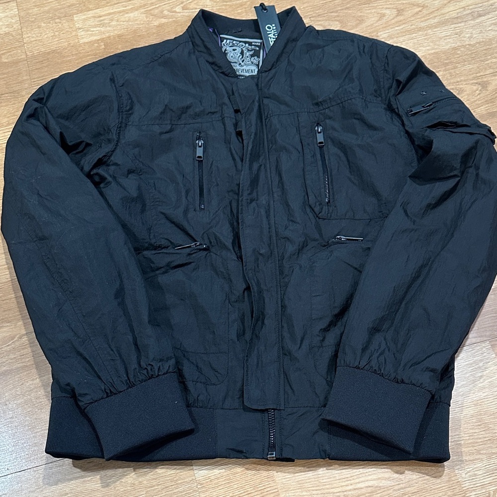 Buffalo David Bitton Black Bomber Jacket